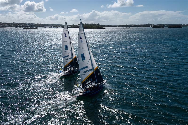 Hamilton Harbour was a sailor's paradise during practice for the 71st Bermuda Gold Cup photo copyright Ian Roman / WMRT taken at Royal Bermuda Yacht Club and featuring the Match Racing class