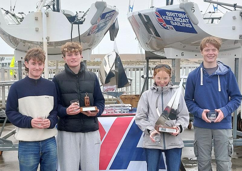 RYA Schools Match Racing Championship at Weymouth - second placed team Ryde Black photo copyright Nigel Vick taken at Weymouth & Portland Sailing Academy and featuring the Match Racing class