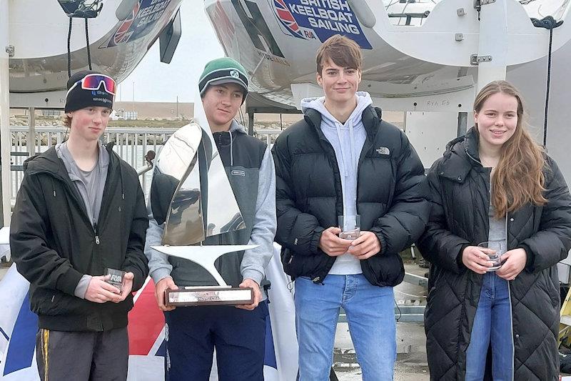 RYA Schools Match Racing Championship at Weymouth - winning team Ryde Red - photo © Nigel Vick