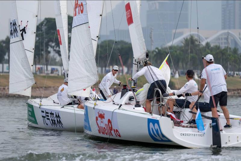 2023 World Match Racing Tour Final in Shenzhen - Day 2 photo copyright Ian Roman / WMRT taken at  and featuring the Match Racing class