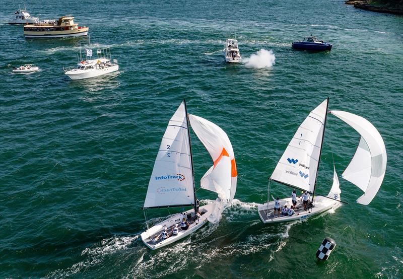 2023 World Sailing Youth Match Racing World Championship final day photo copyright Cruising Yacht Club of Australia taken at Cruising Yacht Club of Australia and featuring the Match Racing class