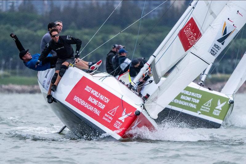 Gavin Brady (USA) True Blue Racing (crew Nick Blackman, Tom Powrie, Dave Swete) - 2023 World Match Racing Tour Final, Day 4 - photo © Ian Roman / WMRT