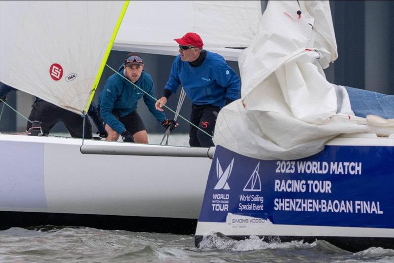 Gavin Brady (USA) True Blue Racing (crew Nick Blackman, Tom Powrie, Dave Swete) - 2023 World Match Racing Tour Final photo copyright Ian Roman / WMRT taken at  and featuring the Match Racing class