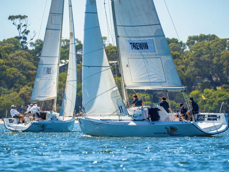 2024 Warren Jones International Youth Regatta photo copyright Swan River Sailing taken at Royal Freshwater Bay Yacht Club and featuring the Match Racing class