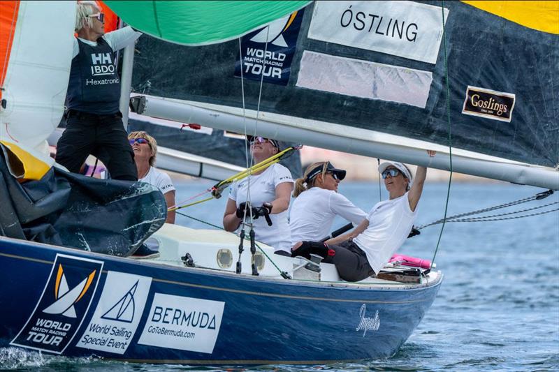 Anna Östling and her WINGS team from Sweden competing at the 2023 Bermuda Gold Cup photo copyright Ian Roman / WMRT taken at Royal Bermuda Yacht Club and featuring the Match Racing class