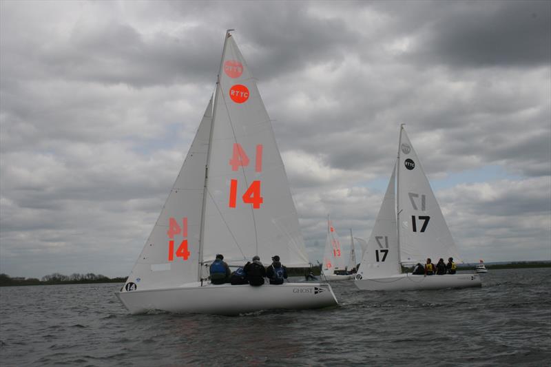 Rory Cheetham Cup 2024 photo copyright Hattie Brown taken at Queen Mary Sailing Club and featuring the Match Racing class