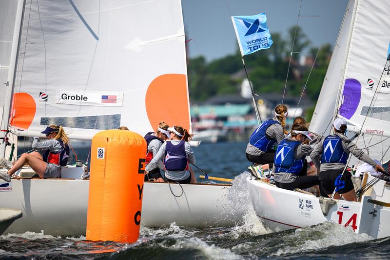 2025 Santa Maria Cup Day 1 - USA's Bridget Groble / Bow Down Racing leads Allie Blecher/ Team Baam - photo © Ted Morgan