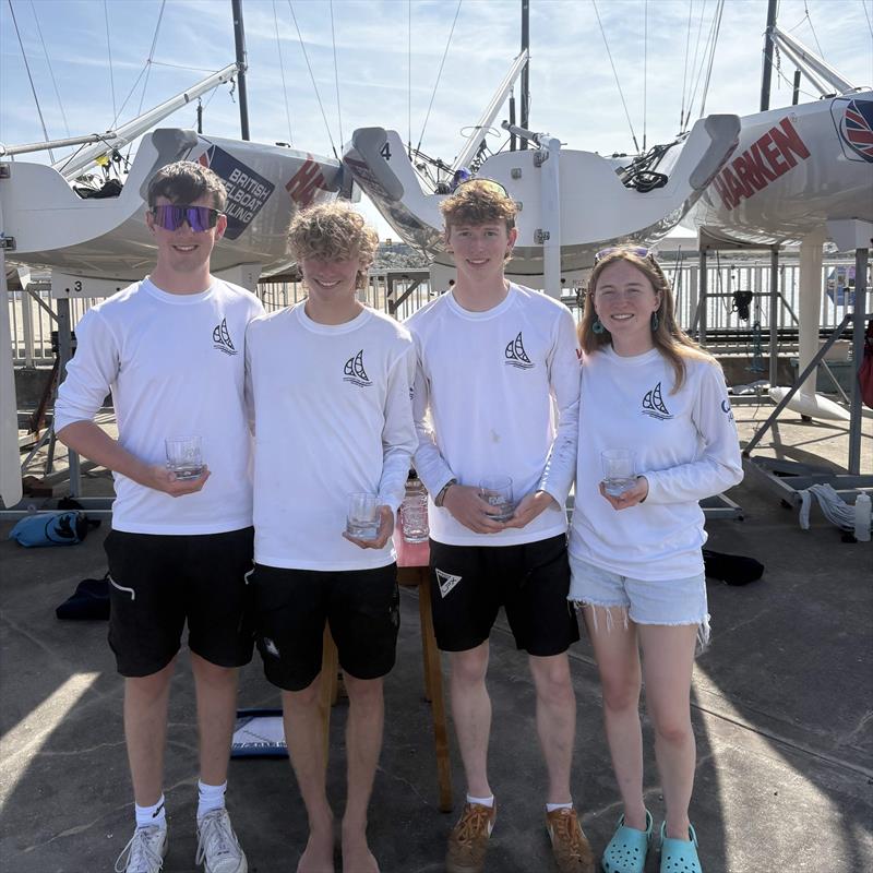 RYA Harken Youth Match Racing Championships 2025 - 3rd Place - Jack Woolteron and Southampton Uni photo copyright British Keelboat Sailing taken at Weymouth & Portland Sailing Academy and featuring the Match Racing class