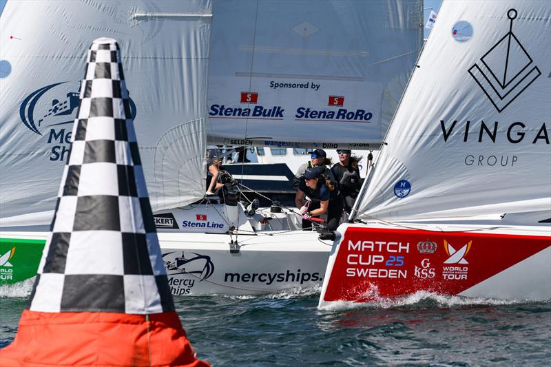 Björn Hansen and Hansen Sailing Team - 2025 GKSS Match Cup Sweden and Nordea Women's Trophy  photo copyright Rick Tomlinson taken at Royal Gothenburg Yacht Club and featuring the Match Racing class