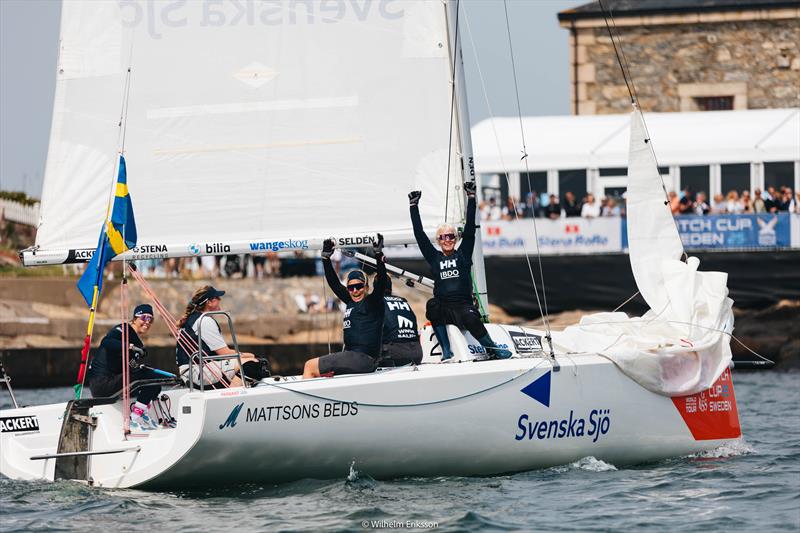 2025 GKSS Match Cup Sweden and Nordea Women's Trophy Day 3: A jubilant Team Wings after securing their place to the semi-finals - photo © Wilhelm Eriksson