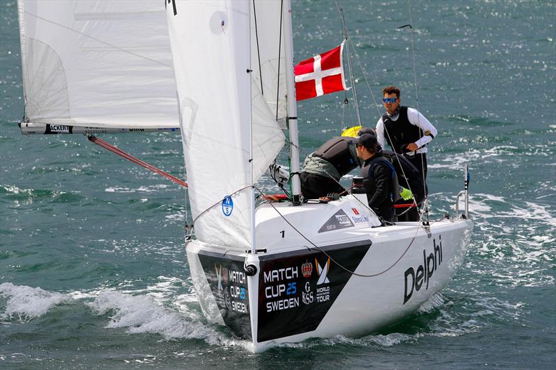 Jeppe Borch, DEN/ Borch Match Race in the semi-final pairing against Johnie Berntsson (SWE) - photo © Wilhelm Eriksson