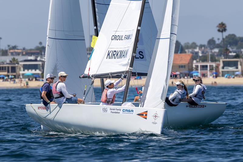 Skipper Michael Kirkman with crew Peter Joslin and Hamilton Barclay - 58th Governor's Cup International Youth Match Racing Championship - photo © Bruce Crary