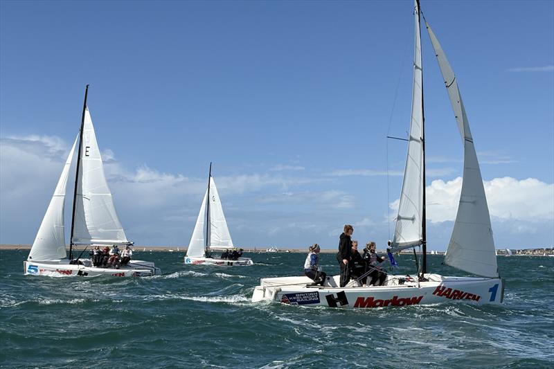 RYA Marlow Ropes Women's Match Racing Championship photo copyright British Keelboat Sailing taken at Weymouth & Portland National Sailing Academy and featuring the Match Racing class