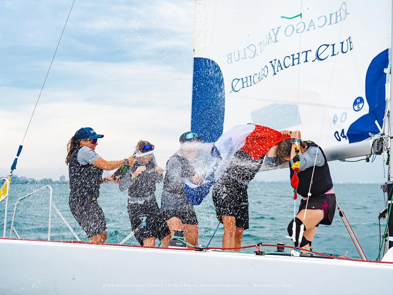 2025 Women's Match Racing World Championships photo copyright Hannah Lee Noll taken at Chicago Yacht Club and featuring the Match Racing class