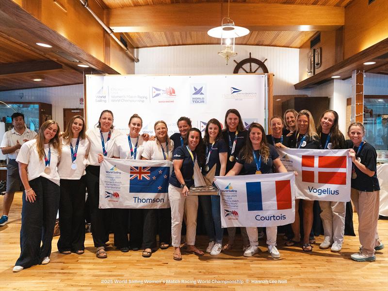 2025 Women's Match Racing World Championships photo copyright Hannah Lee Noll taken at Chicago Yacht Club and featuring the Match Racing class
