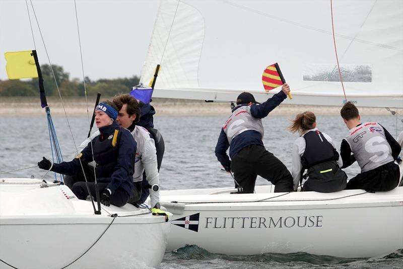 Grand Final of the RYA National Match Racing Championship photo copyright Nigel Vick taken at Royal Thames Yacht Club and featuring the Match Racing class