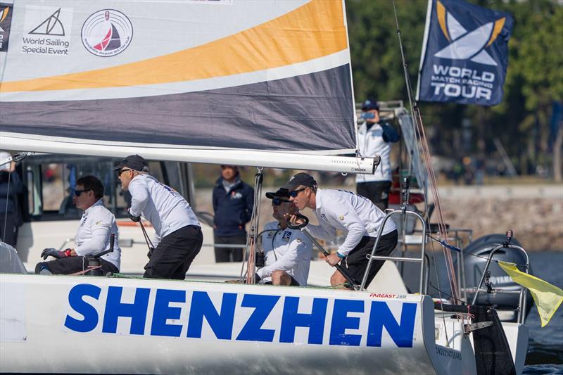 Team Pindar by Manuport Logistics at the 2025 World Match Racing Tour Final - photo © Ian Roman / WMRT