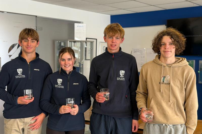 3rd Overall - Ryde School 1 - RYA Schools National Match Racing Championship - photo © Jack Fenwick