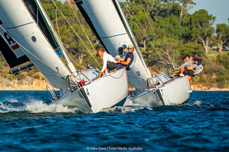 Top Mark approach Tapper v Torre - 2026 Warren Jones International Regatta - photo © Alex Dare - Tidal Media Australia