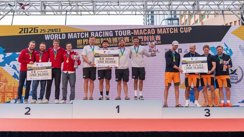 2026 Macao Match Cup Podium - photo © Ian Roman / WMRT