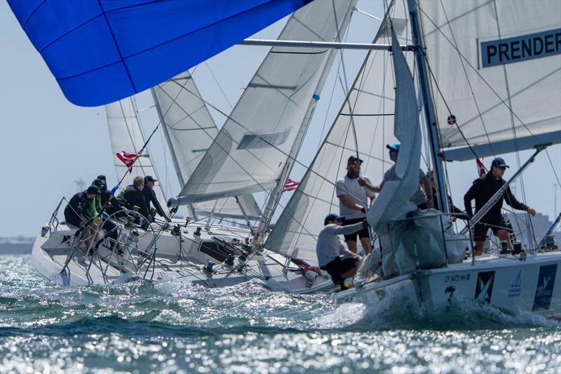 Racing on day 1 of the 61st Congressional Cup at Long Beach Yacht Club - photo © Ian Roman / WMRT