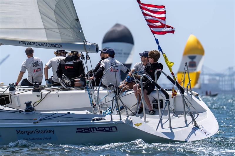Christian Prendergast, USA on day 3 of the 61st Congressional Cup at Long Beach Yacht Club photo copyright Ian Roman / WMRT taken at Long Beach Yacht Club and featuring the Match Racing class