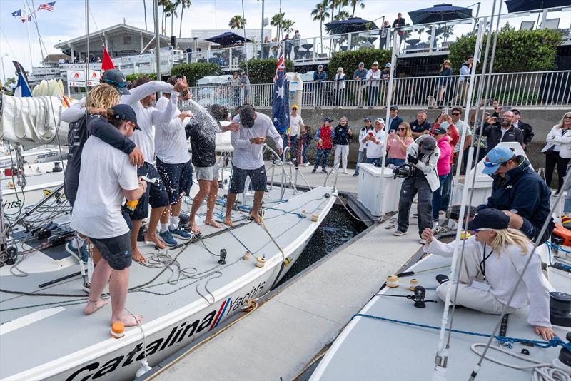 Cole Tapper and his time of Max Brennan, Jack Frewin, Nathan Gulliksen, George Richardson and Hamish Vass win the 61st Congressional Cup at Long Beach Yacht Club photo copyright Ian Roman / WMRT taken at Long Beach Yacht Club and featuring the Match Racing class