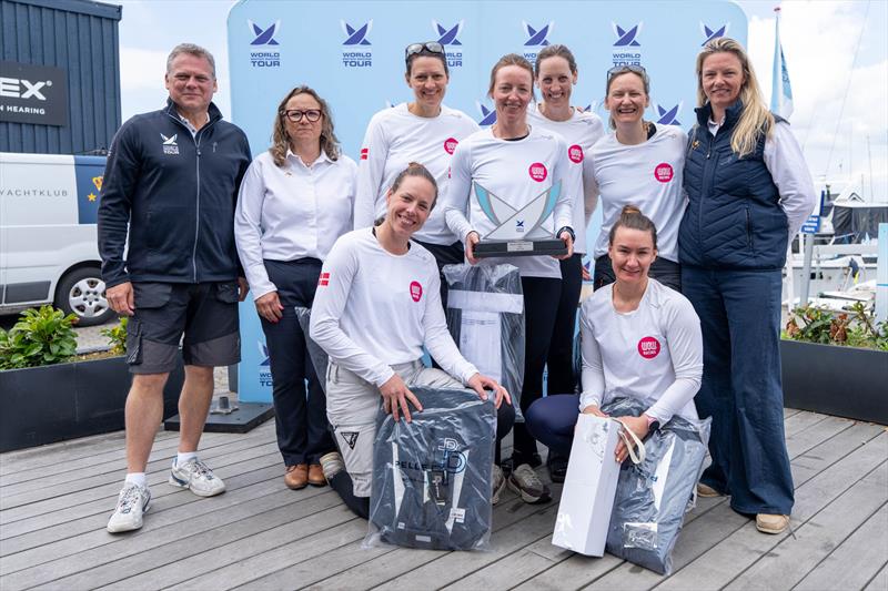 Denmark's Lea Vogelius and her WOW Racing crew of Louise Ulrikkeholm, Sille Christensen, Josefine Rasmussen, Joan Hansen and Maria Juul win the KDY Women's Match Race 2026 - photo © Ian Roman / WMRT