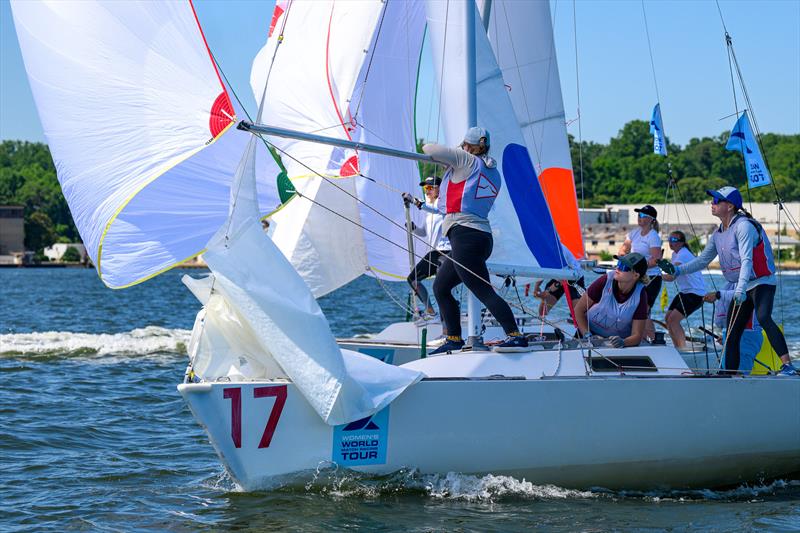 Racing on day 1 of the Santa Maria Cup, Stage 2 of the 2026 Women's World Match Racing Tour - photo © Ted Morgan