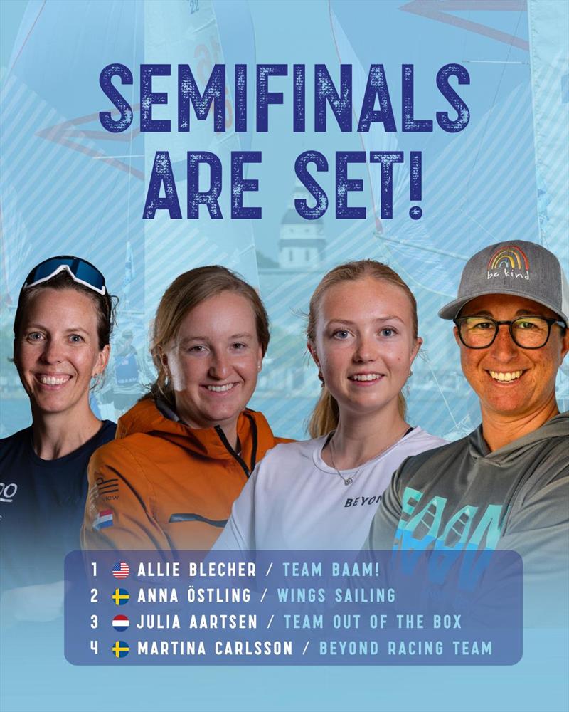 The Semifinals are set after day 3 of the Santa Maria Cup, Stage 2 of the 2026 Women's World Match Racing Tour - photo © Women's World Match Racing Tour