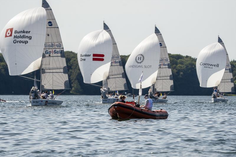 The forecast for Thursday and final race day is the same as all other days at the World Championship in Middelfart this year: Light winds, plenty of sun and increasing heat - Youth Match Racing Worlds 2026 day 3 - photo © Mick Anderson
