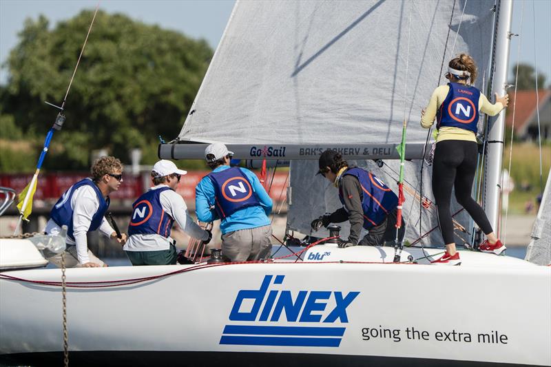 Morgan Pinckney has won 5 races in a row against the Danes - Melchior and Rossing - Youth Match Racing Worlds 2026 day 3 - photo © Mick Anderson