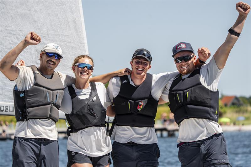 Danish skipper Mathias Rossing and his team won the bronze medal in the Youth Match Racing Worlds 2026 - photo © Mick Anderson