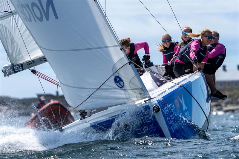 Martina Carlsson (SWE)/ Beyond Racing (crew Klara Utterström, Amanda Ljunggren, Hanna Gaskell-Brown, Hedvig Hedström - GKSS Match Cup Sweden and Nordea Women's Trophy at Marstrand, Sweden Day 4 - photo © Ian Roman / WMRT