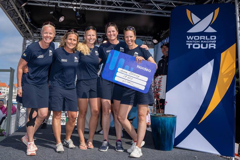 2026 Nordea Women's Trophy 3rd Place WINGS Sailing, SWE (l-r) Annika Carlunger, Anna Holmdahl White, Svea Sahlin, Linnéa Wennergren , Anna Östling - GKSS Match Cup Sweden and Nordea Women's Trophy at Marstrand, Sweden Day 5 - photo © Ian Roman / WMRT