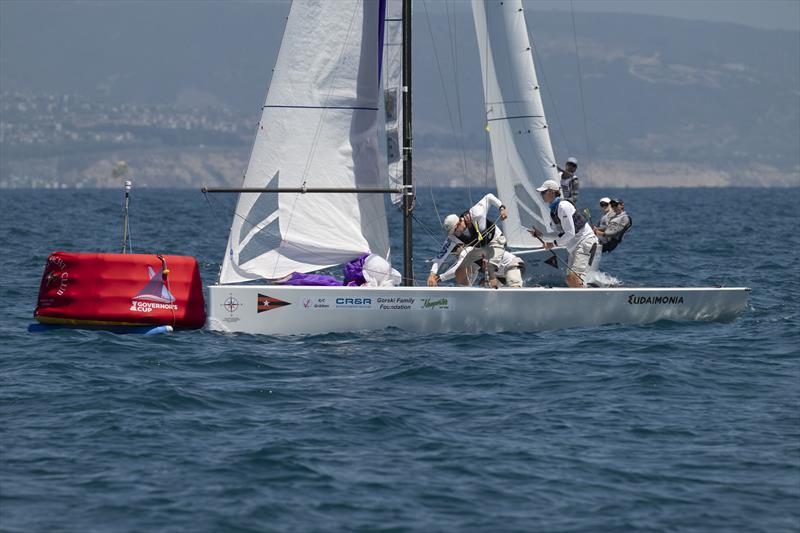 Josh Hyde (NZL) - Day 1 - Governor's Cup - Balboa Yacht Club - July 28, 2026 photo copyright Tom Walker taken at Balboa Yacht Club and featuring the Match Racing class
