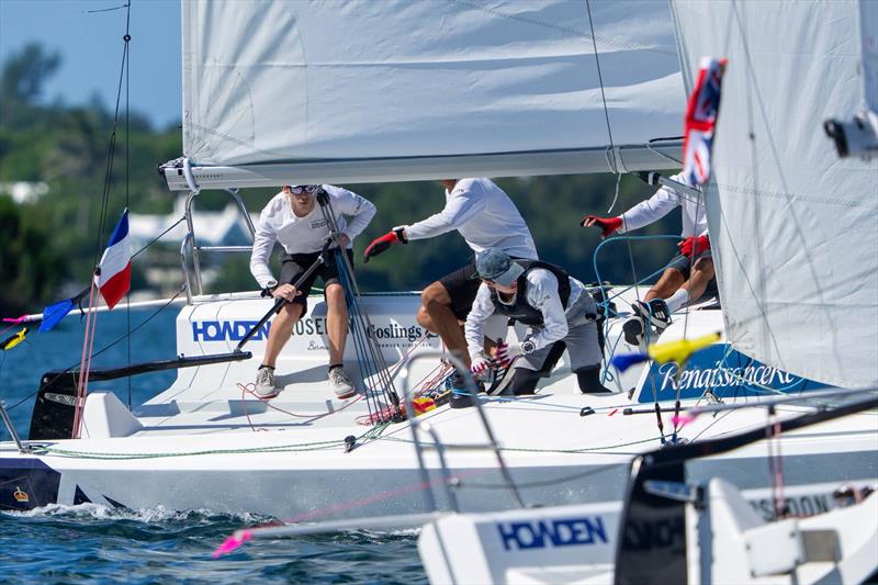 Fransa'dan Aurelién Pierroz/ NET tarafından hazırlanan Match Again programı, 2026 Bermuda Gold Cup'ın 2. gününde - fotoğraf © Ian Roman / WMRT