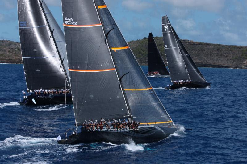Overall winner from the 2016 RORC Caribbean 600, George Sakellaris' Maxi 72, Proteus photo copyright RORC / Tim Wright / www.photoaction.com taken at Royal Ocean Racing Club and featuring the Maxi 72 Class class