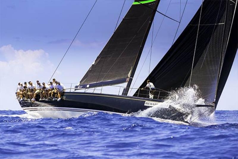 Les Voiles de Saint-Barth photo copyright Event Media taken at  and featuring the Maxi 72 Class class