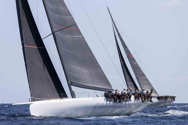 Dario Ferrari's Cannonball on her way to victory today - 2019 Maxi Yacht Rolex Cup photo copyright Studio Borlenghi  / International Maxi Association taken at Yacht Club Costa Smeralda and featuring the Maxi 72 Class class