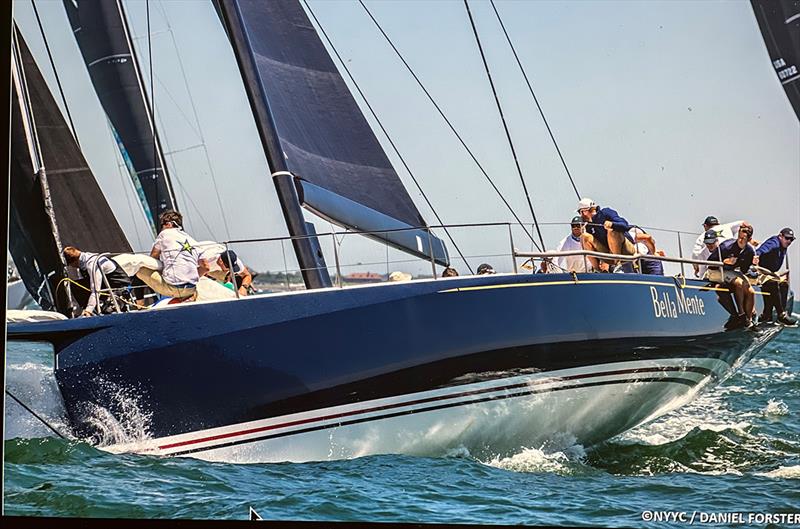 Victorious Bella Mente Racing Team at the recently concluded New York Yacht Club Annual Regatta photo copyright Daniel Forster taken at New York Yacht Club and featuring the Maxi 72 Class class