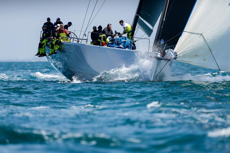 Peter Morton's Maxi 72 Notorious - 2023 RORC De Guingand Bowl Race - photo © Paul Wyeth / RORC