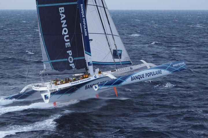 2,600 miles to go for Banque Populaire V photo copyright Benoit Stichelbaut / BPCE taken at  and featuring the Maxi Cat class