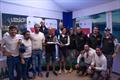 Luigi Sala and his Yoru crew with the Maxi 4 prize © Gilles Martin-Raget / www.martin-raget.com