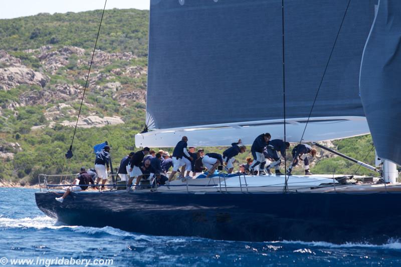 Looking beautiful on day 2 of the Loro Piana Superyacht Regatta 2014 photo copyright Ingrid Abery / www.ingridabery.com taken at Yacht Club Costa Smeralda and featuring the Maxi class