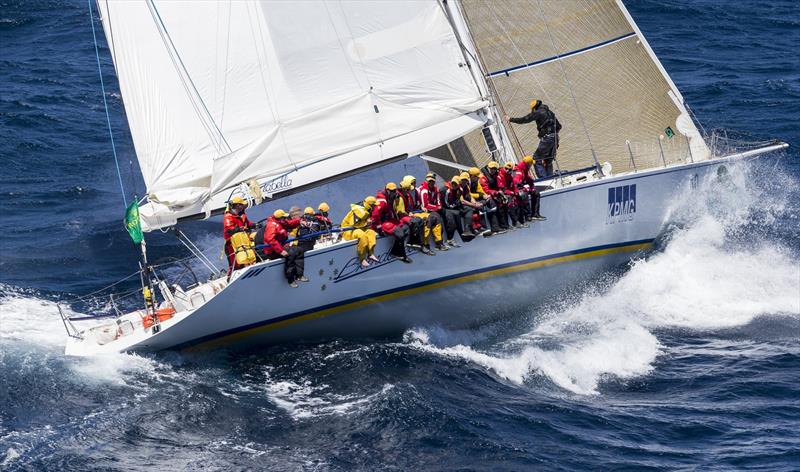 Brindabella is the latest retirement in the Rolex Sydney Hobart Yacht Race photo copyright Rolex / Carlo Borlenghi taken at Cruising Yacht Club of Australia and featuring the Maxi class