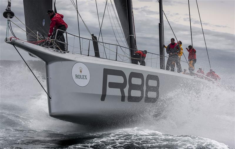 Bowman on Rambler 88 (USA) at the start of the Rolex Sydney Hobart Yacht Race photo copyright Rolex / Kurt Arrig taken at Cruising Yacht Club of Australia and featuring the Maxi class