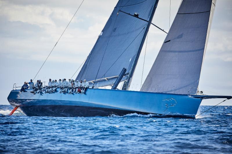 Mike Slade's British Maxi, Leopard 3 photo copyright RORC / James Mitchell taken at Royal Ocean Racing Club and featuring the Maxi class