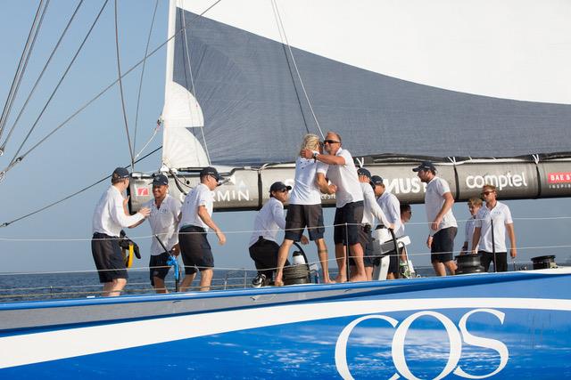 Ludde Ingvall's Maxi CQS takes line honour in the RORC Transatlantic Race - photo © RORC