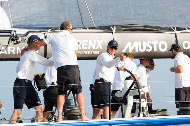 Ludde Ingvall's Maxi CQS takes line honour in the RORC Transatlantic Race photo copyright RORC taken at  and featuring the Maxi class